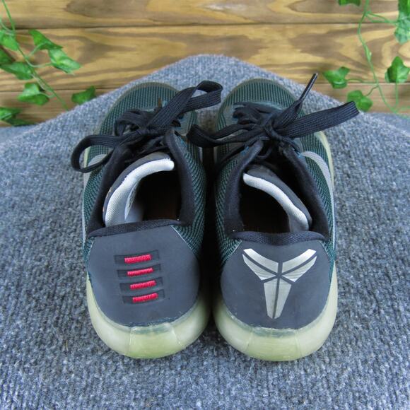 Nike Sneaker Kobe Brant X10 Boys Y 4.5 Medium Athletic Green‎ Synthetic Lace Up - Picture 4 of 7